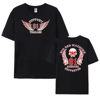 Hells Angels World T-Shirt Men Fashion Support 81 Printing Tshirt Oversized Short Sleeve Men Graphic Hell's Angels Cotton Tees