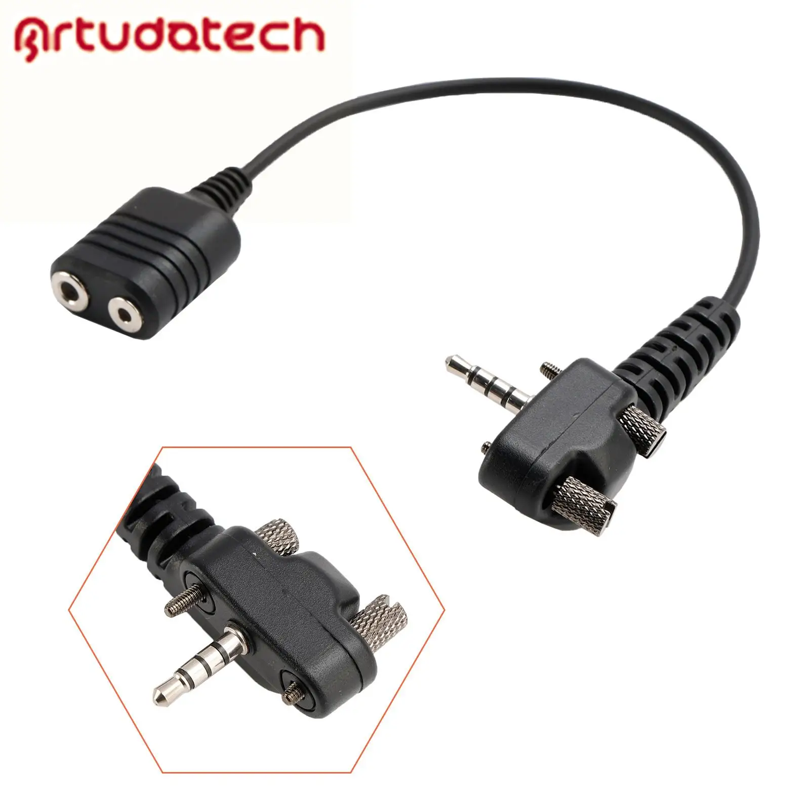 K kabel konverter Port Headset antarmuka untuk Vertex VX-210 VX-228 VX-230 VX-231