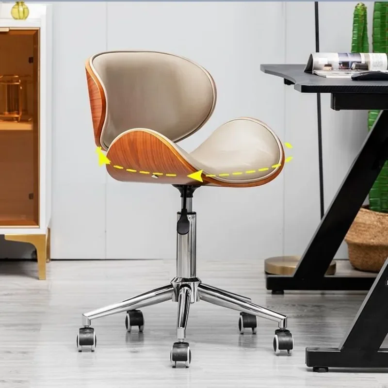 كراسي مكتب جلدية مع مصاعد دوارة وكراسي كمبيوتر وكراسي رياضية إلكترونية منزلية، مريحة ومتينة