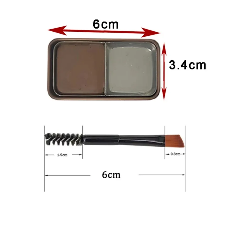 Custom 5colors Eyebrow Cream&Soap with Brush Waterproof Long Lasting Styling Wax Quick-drying Easy To Apply Bulk Makeup