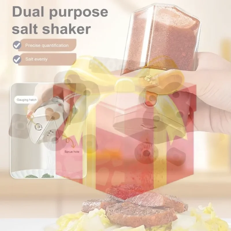 【HG】Pre-mixed Salt Dispenser Kitchen Seasoning Jar Cumin Sprinkler Airtight Moisture-proof Seasoning Dispenser