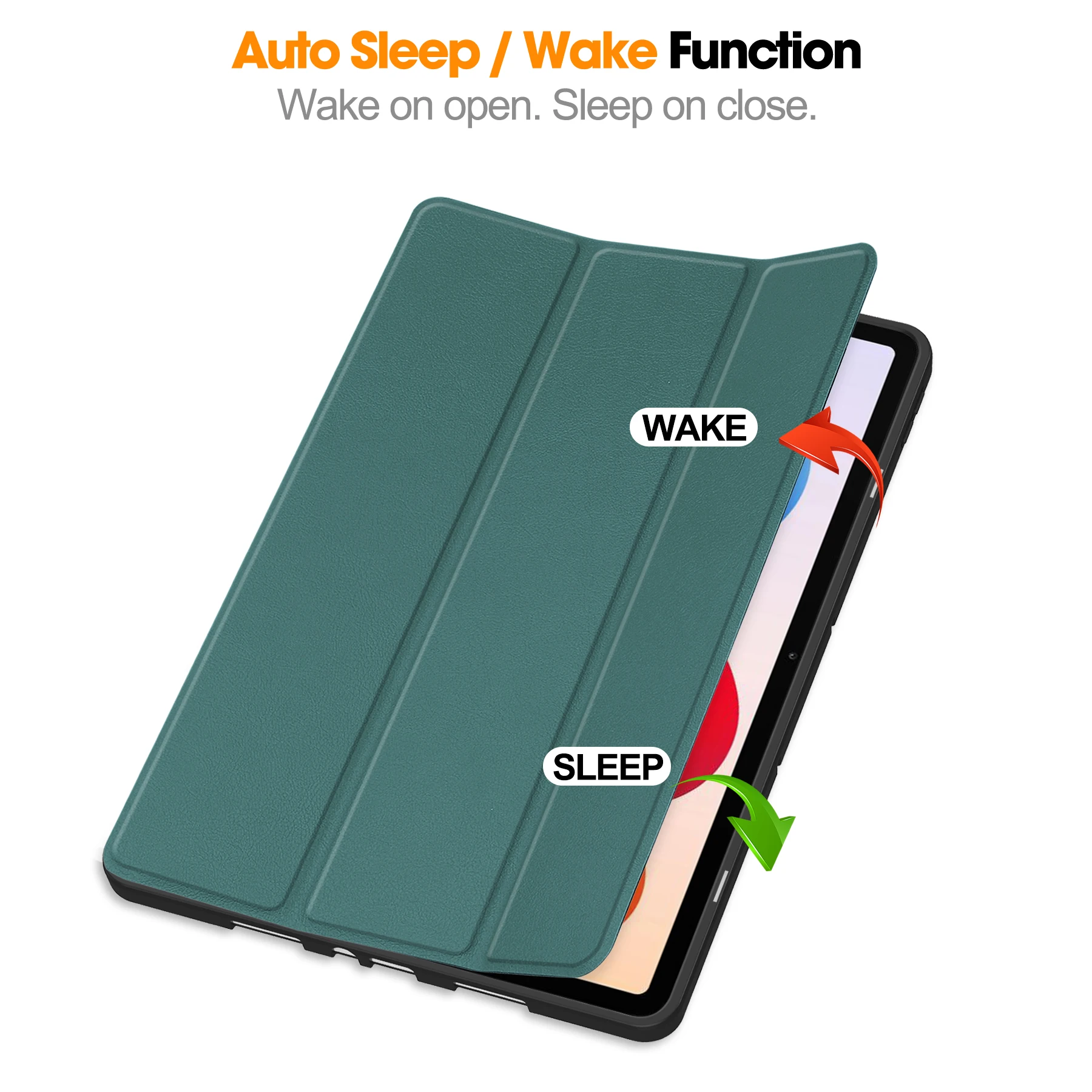 2025 جديد مع حافظة فتحة القلم لهاتف Xiaomi Redmi Pad 2 Pro 12.1 بوصة غطاء مغناطيسي ثلاثي الطي من جلد البولي يوريثان الحراري لهاتف Redmi Pad 2Pro 12.1"