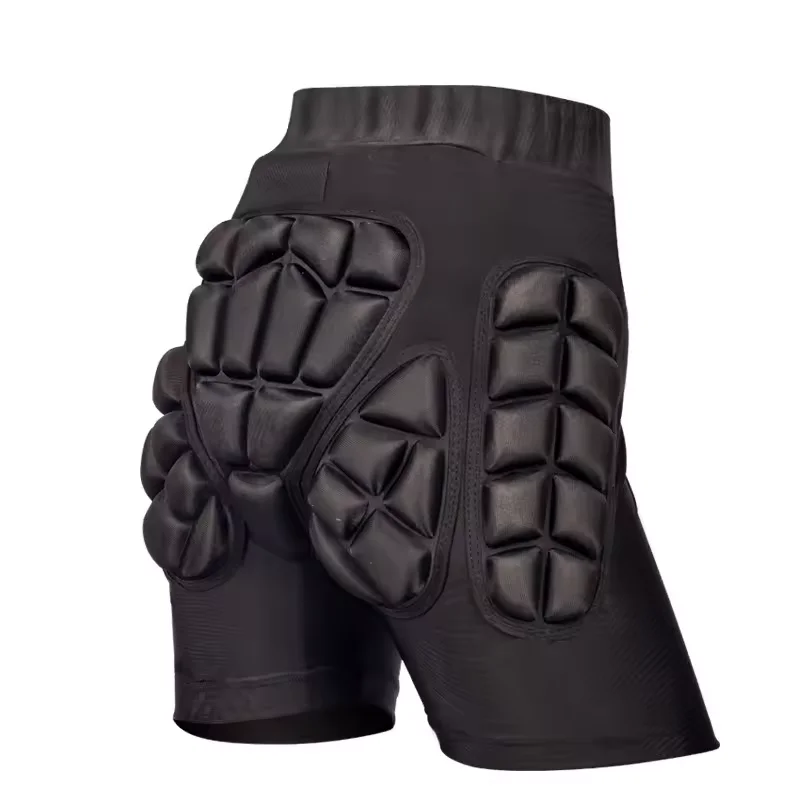 Unisex Hip Padded Shorts EVA Protective Guard Pad Anti-Fall Thickened Hip Protector Adjustable for Adults Kids Skate Ski