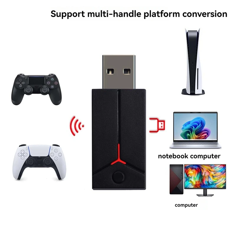 Imagem -02 - Conversor Adaptador de Jogo sem Fio para Ps5 Qrd Spark n5 Qrd Maestro s3 Arcade Stick Dualshock4 Controlador Ps4