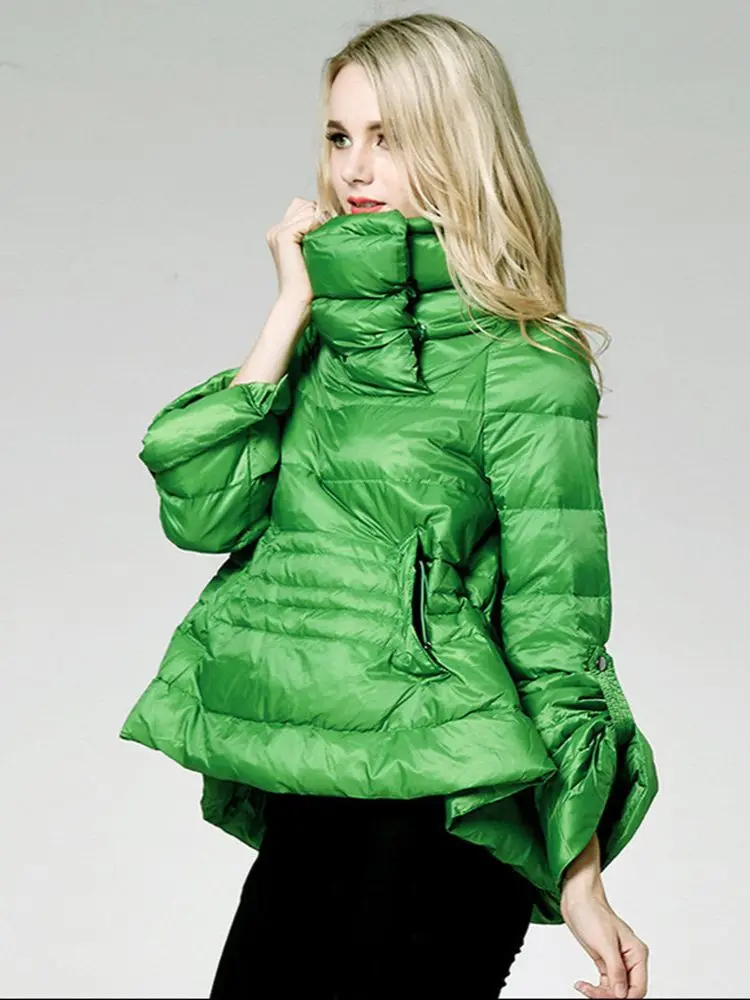 All\'ingrosso inverno nuovo marchio di moda A-word collo alto piumino caldo femminile soffice piumino d\'anatra bianco wj1449