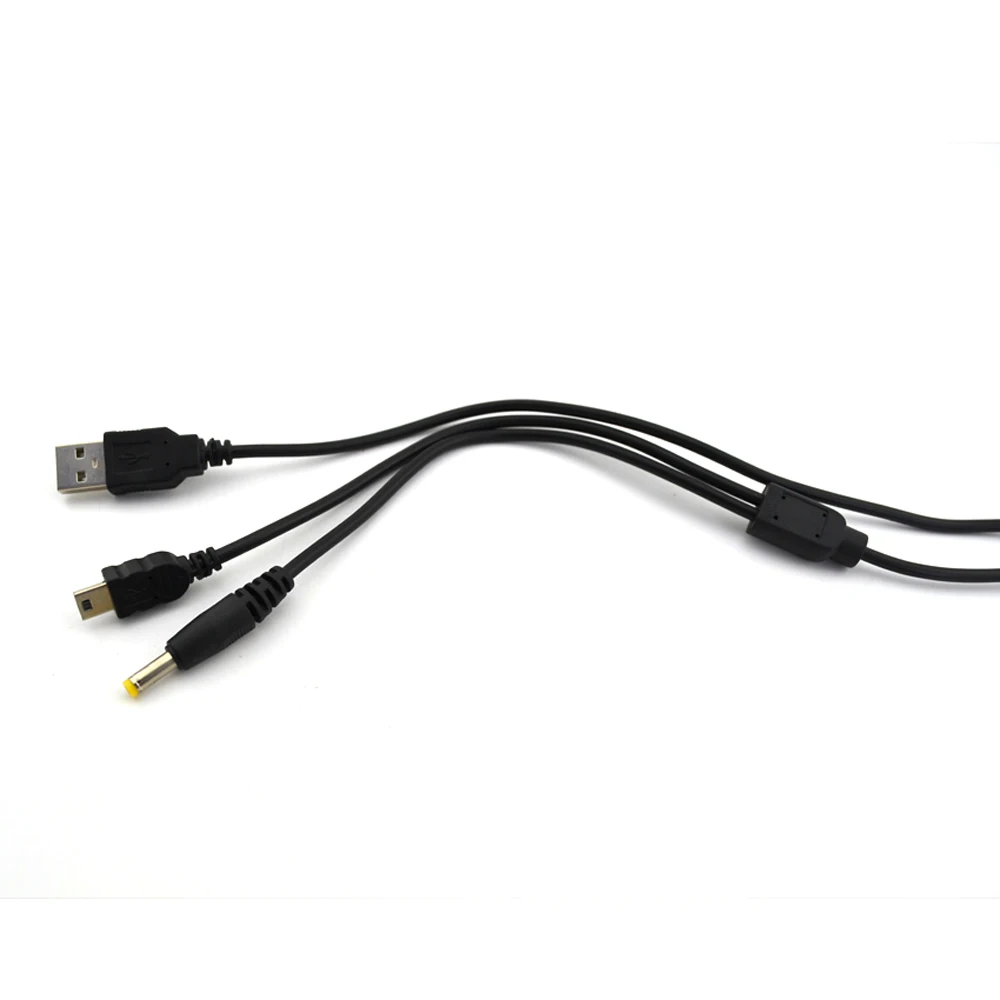 2 in 1 1.2M USB Charger CABLE สําหรับ PSP 2000 3000 ชาร์จข้อมูลสายไฟสายไฟเกมอุปกรณ์เสริม