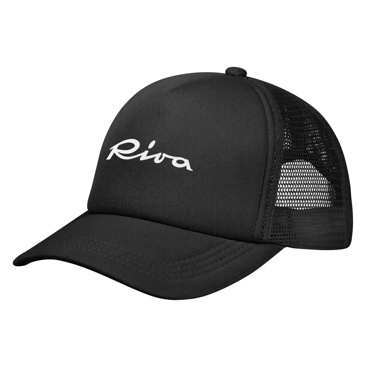 Gorra de béisbol de malla con logotipo Riva, Unisex, para primavera y verano