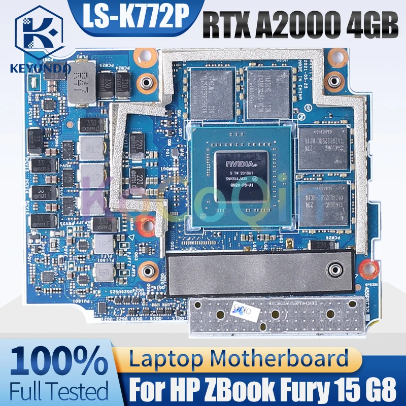 

LS-K772P для HP ZBook Fury 15 G8 NVIDIA RTX A2000 4 ГБ QN20-P3-A1