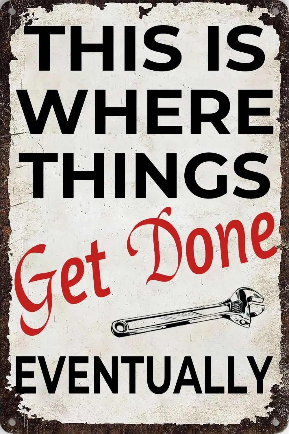 Металлические знаки, мужская пещера, Декор, это то место, что можно сделать, в конце концов, винтажные жестяные таблички для мужчин, домашний бар, кафе, стена Dec