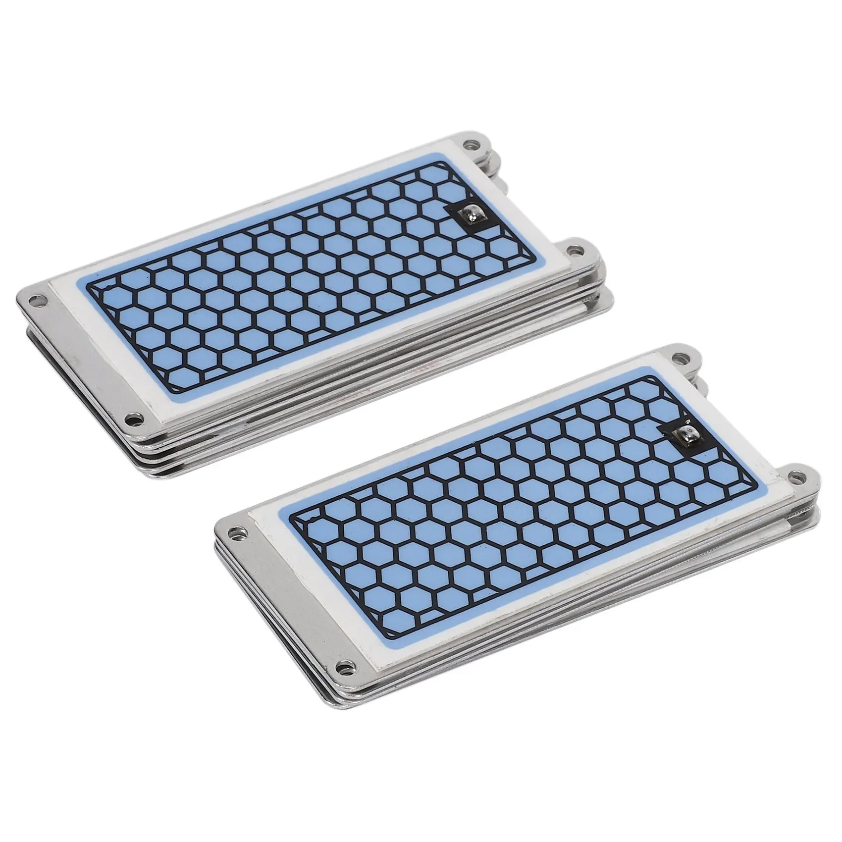 SLQZT Generatore ceramico portatile da 10 pezzi Doppio piatto ceramico integrato Ozonizzatore Aria Acqua Purificatore d'aria Parti 5G/H