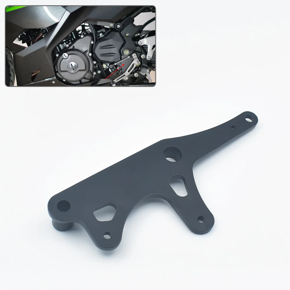 

Motorcycle Pedal Bracket Installation Base for Kawasaki Ninja 400/Z400 Pedal Bracket Connection Bracket Rocker Arm Frame