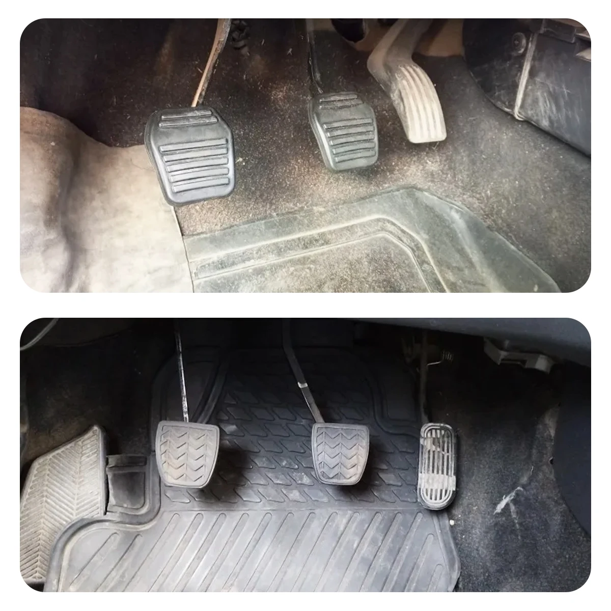 Remplacement du couvercle de la pédale d\'embrayage de frein de voiture en caoutchouc, cristaux pour Opel, Toyota, VW, Honda, Ford, Nissan, Suzuki,