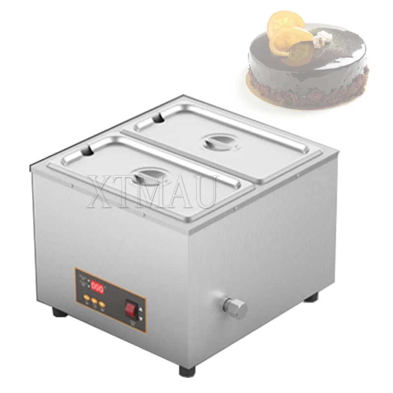 

Commercial Chocolate Melting Boiler Waterproof Double Cylinder Electric Heating Baking Machine Insulation Furnace