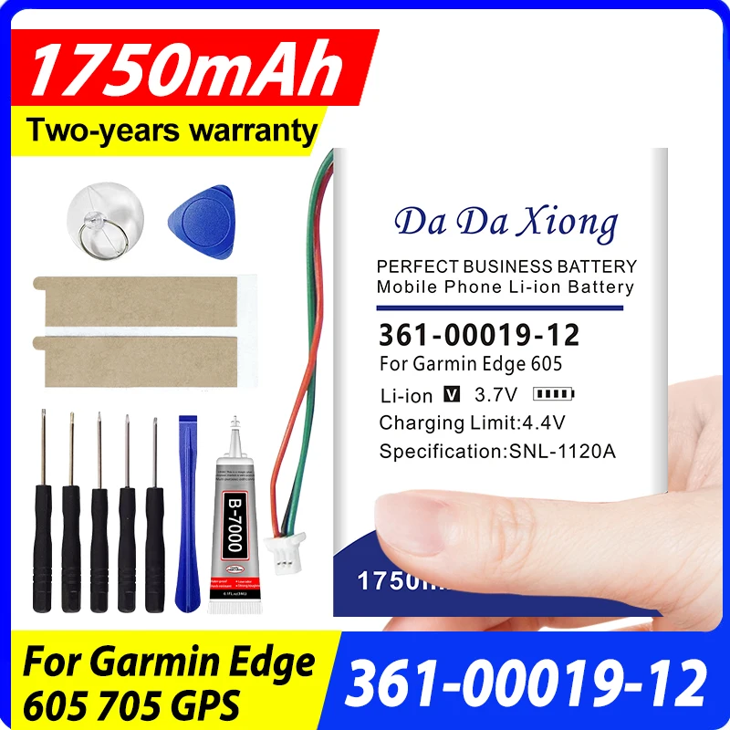 

Аккумулятор 1750 мАч 361-00019-16 для Garmin Nuvi 1300 1340T Pro 1350T 1370 1370T 1375T 1390 1390T 1490 GPS 361-00019-12 Edge 605 705