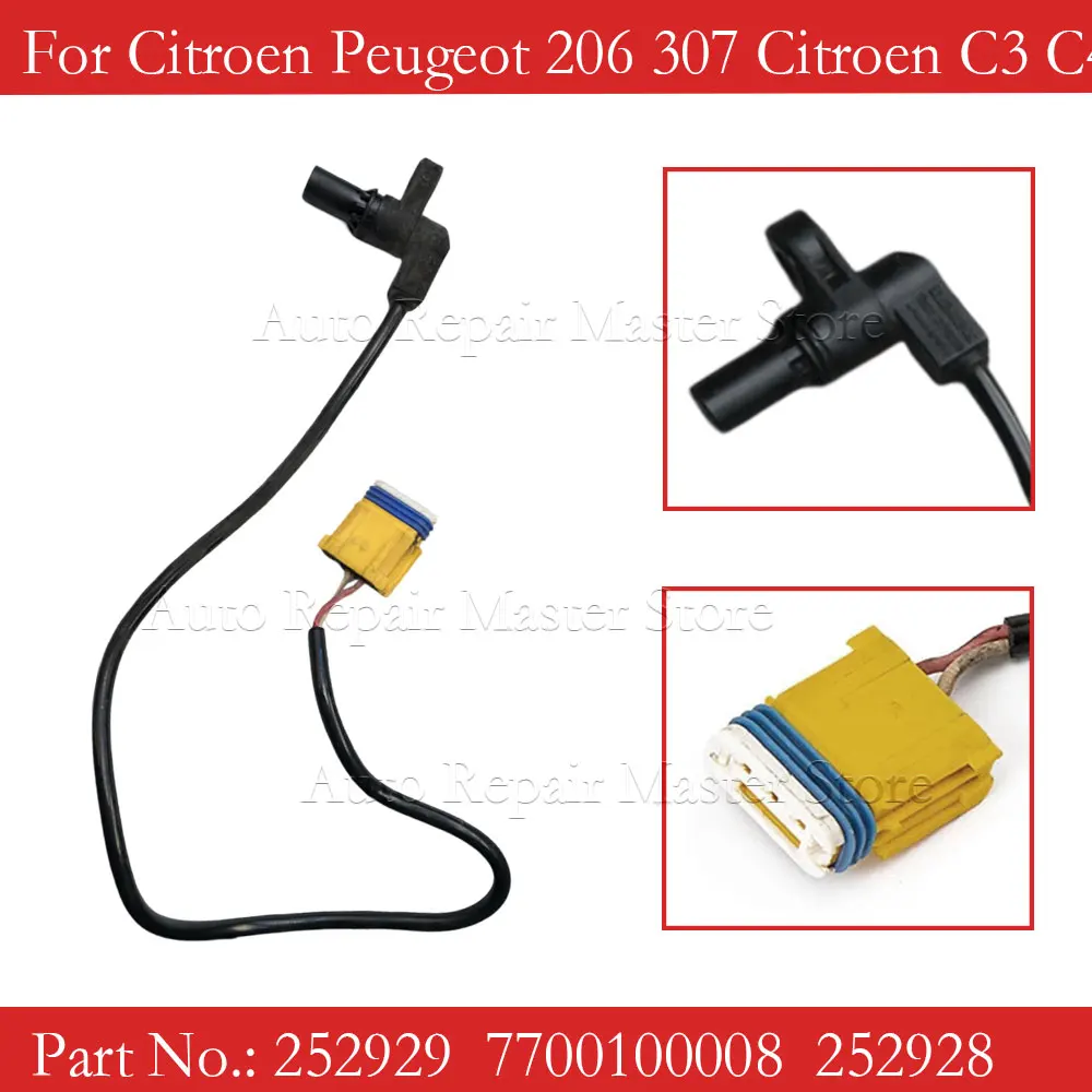 Transmission Speed Sensor Input Output Transmission Speed Sensor For PEUGEOT 206 307 CITROEN C3 C4 C5 C8 RENAULT Laguna 252929