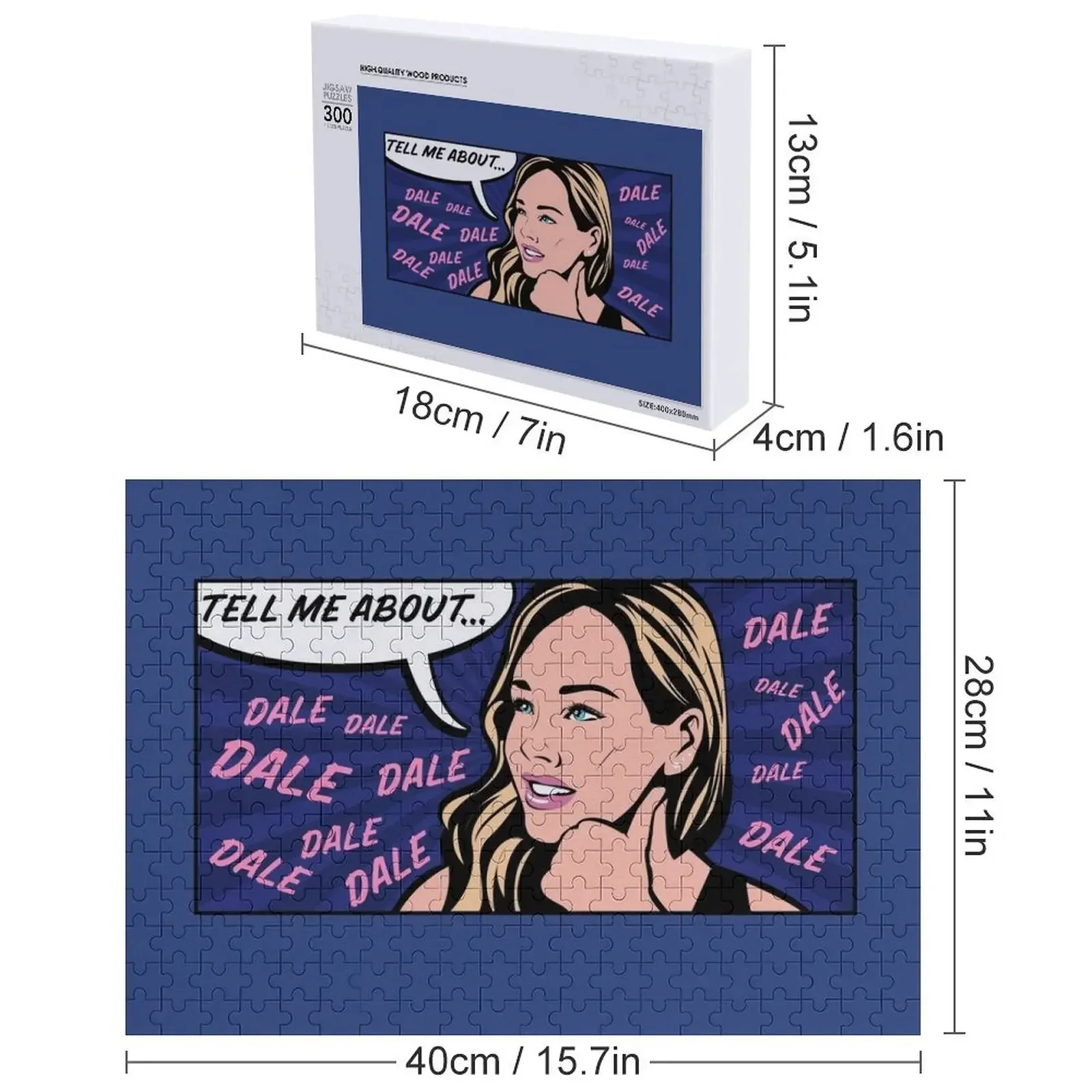 Скажи мне о Дейле - Кроули Клер на девичнике 2020, головоломка, персонализированная головоломка для детей, подарок на заказ для детей