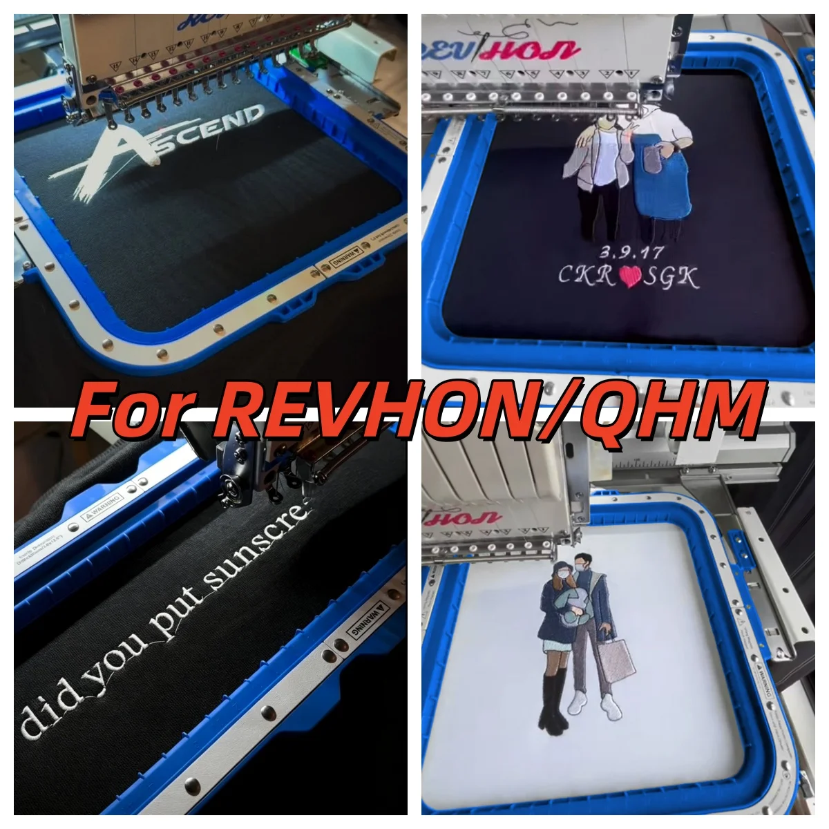 

Магнитная рамка для вышивания для REVHON/QHM 5.1 дюйма, прочная магнитная рамка для вышивальной машины REVHON.