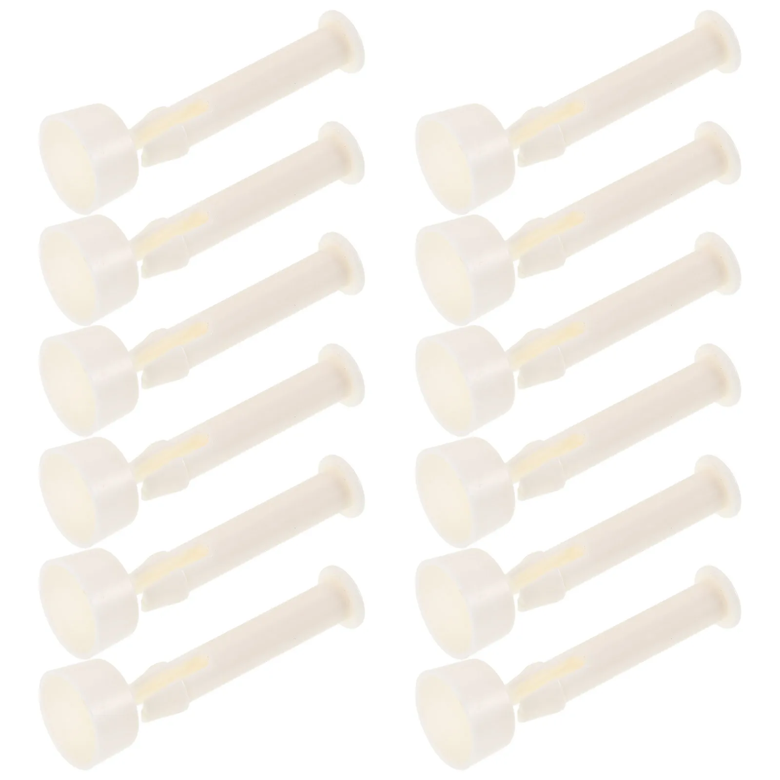 สลักล็อคพลาสติก ABS สำหรับเปลี่ยน 12 ชิ้น ใช้กับตาข่ายเก็บเศษใบไม้ แปรงทำความสะอาดสระว่ายน้ำ ด้ามจับ และอุปกรณ์ทำความสะอาดสระว่ายน้ำ