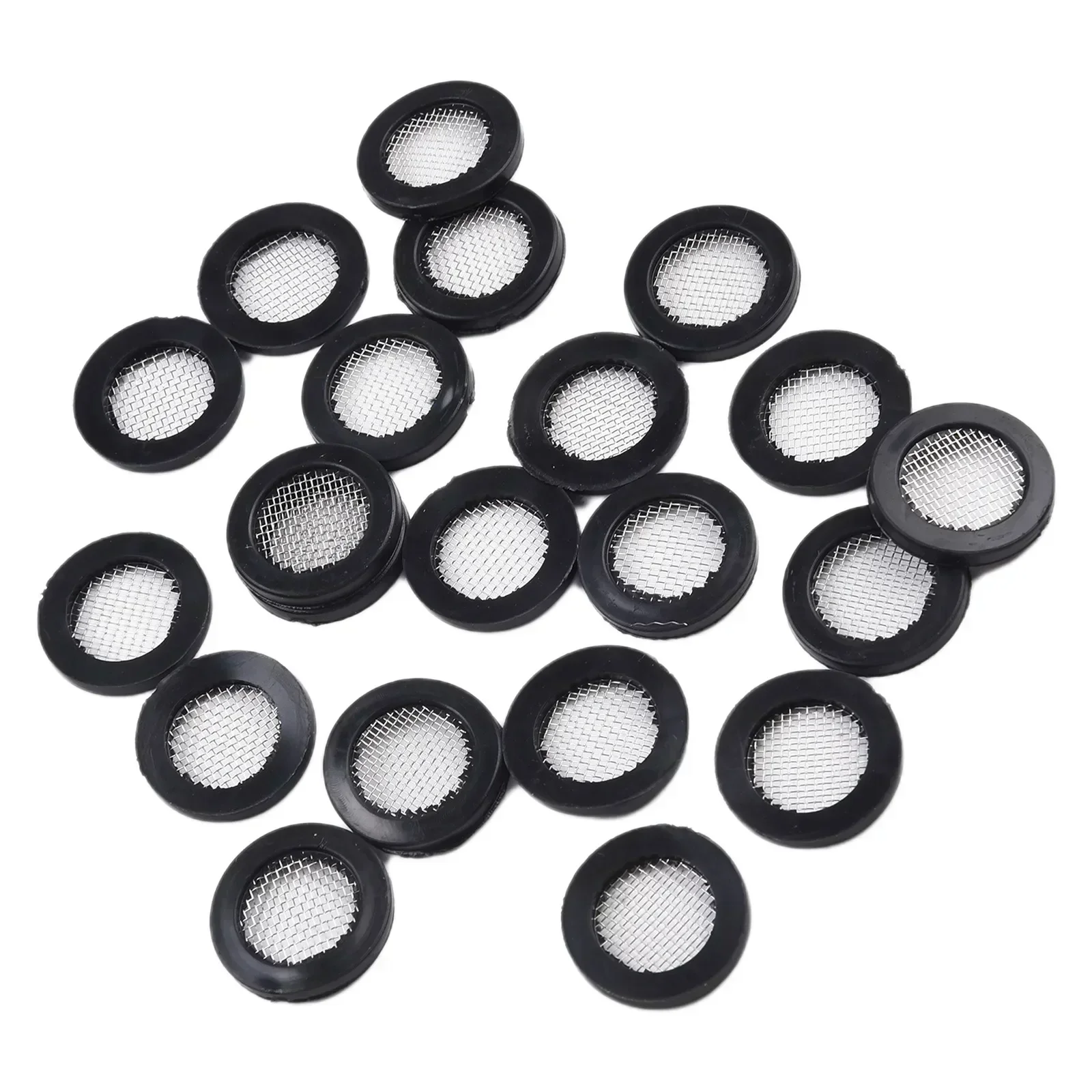 20x Hose Washer Seal O Ring Hose Gasket Filter Net Shower Head Stainless Steel Fit For 1/ 2 Inch Tap Head Rubber Washer ﻿