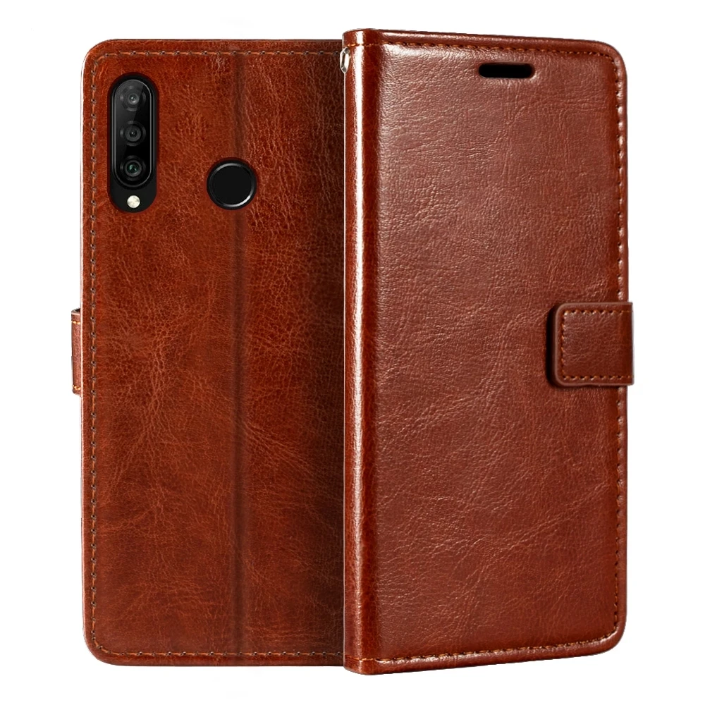 

Case For Huawei P30 Lite Wallet Premium PU Leather Magnetic Flip Case Cover With Card Holder And Kickstand For Huawei Nova 4e