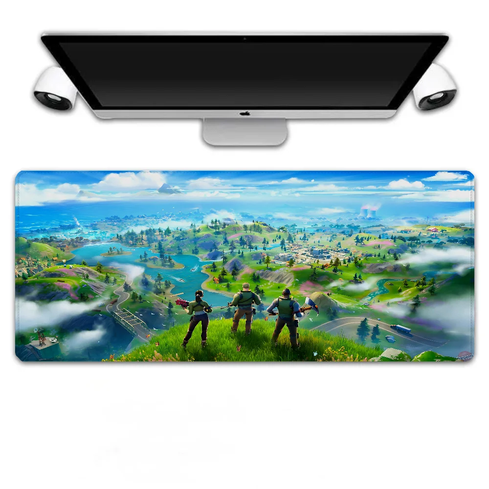 Mouse Pad Gaming Sakura Fort Blossom XL Home New nite HD Mousepad XXL Keyboard Pad Non-Slip Office Carpet Laptop Mice Pad