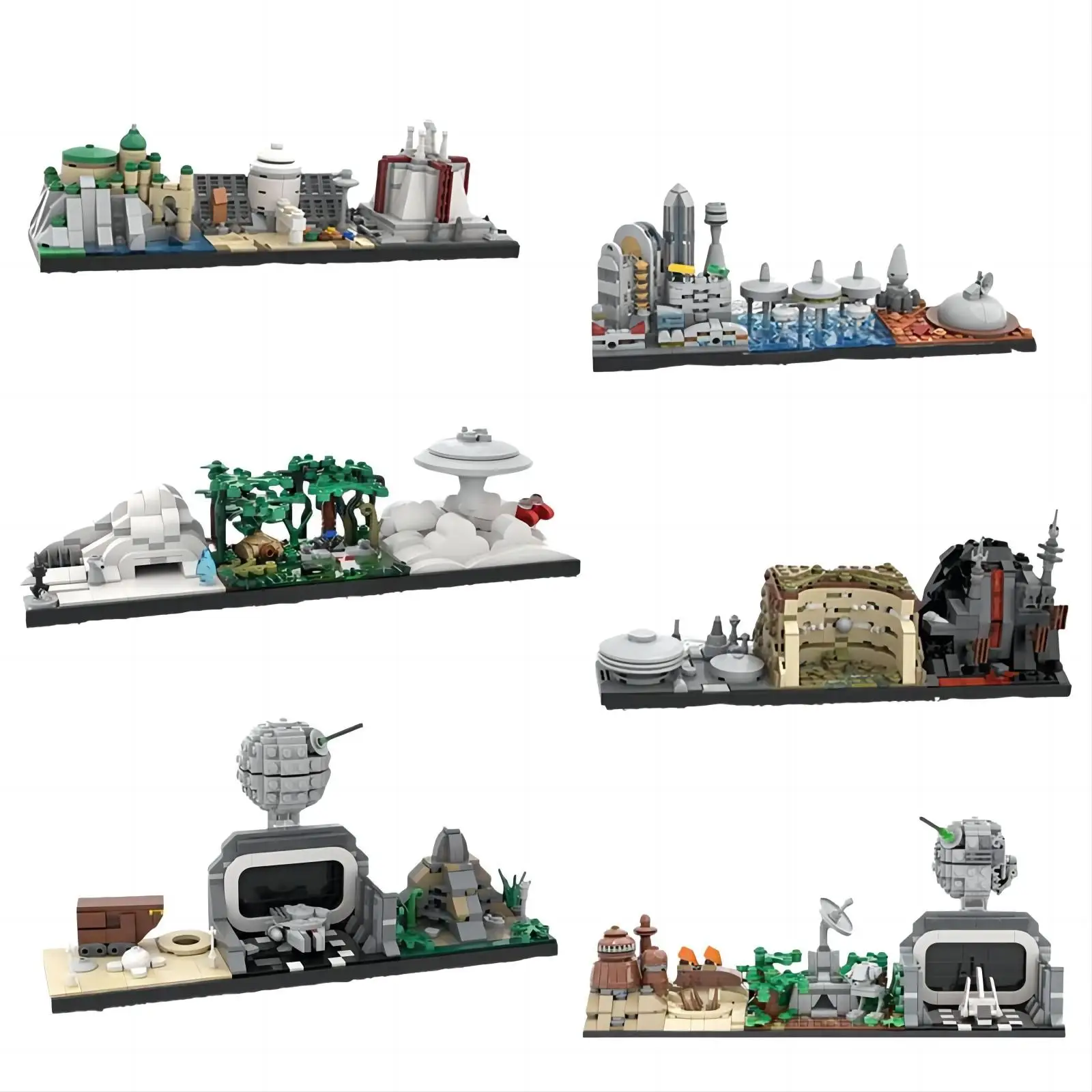 

line Naboo Toy Model Building Blos Colosseum Pl Children's Plaything Plastic Snap Blos Creative Eonal Toys