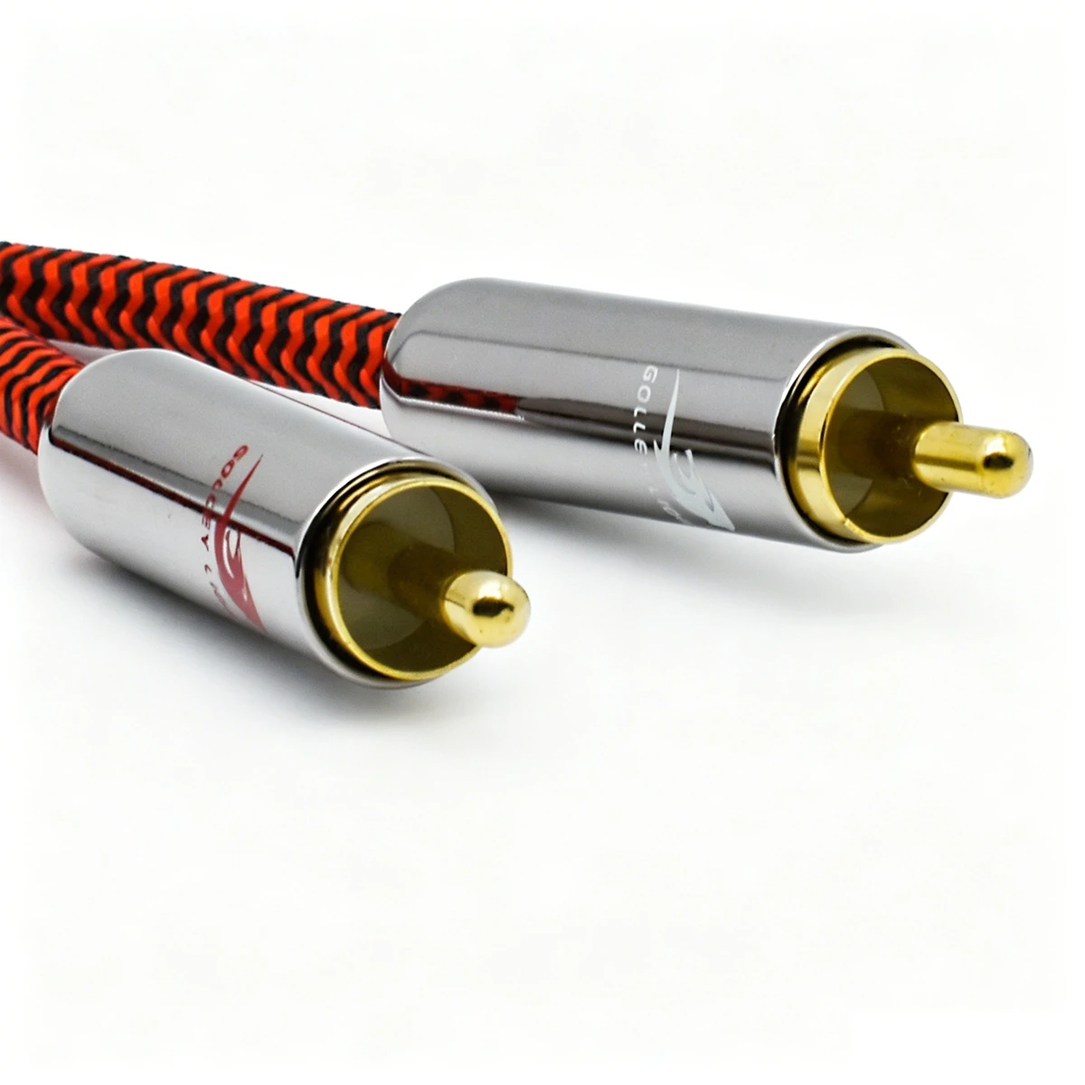 Audiophile Audio Cable 3.5mm Mini Plug to Dual RCA for Car AUX PC AMP Headphone 3.5 TRS to 2 RCA OFC Cable 1M 2M 3M 5M 10M