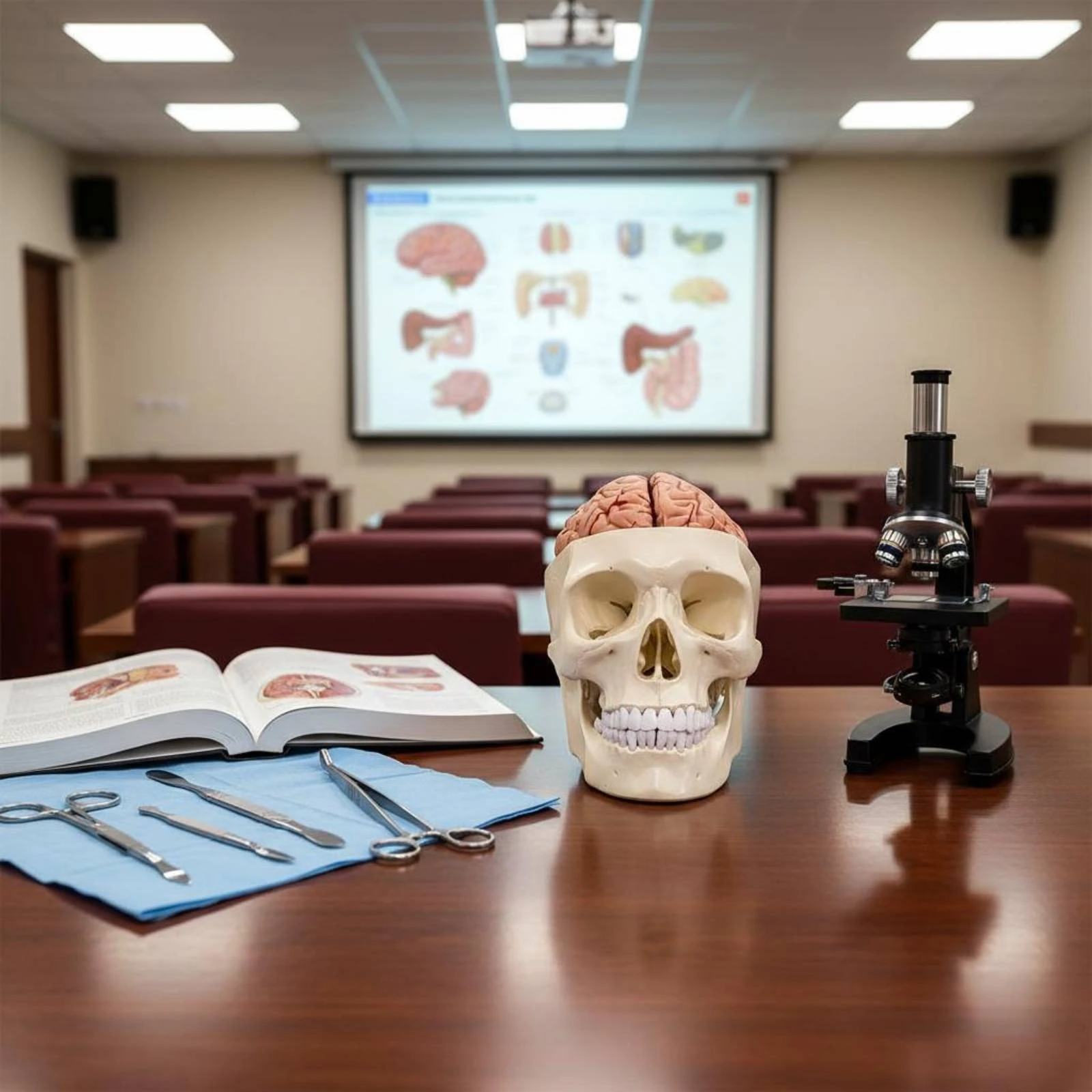 Human Skull and Brain Model Li - Medical Lab Study 评论和价格