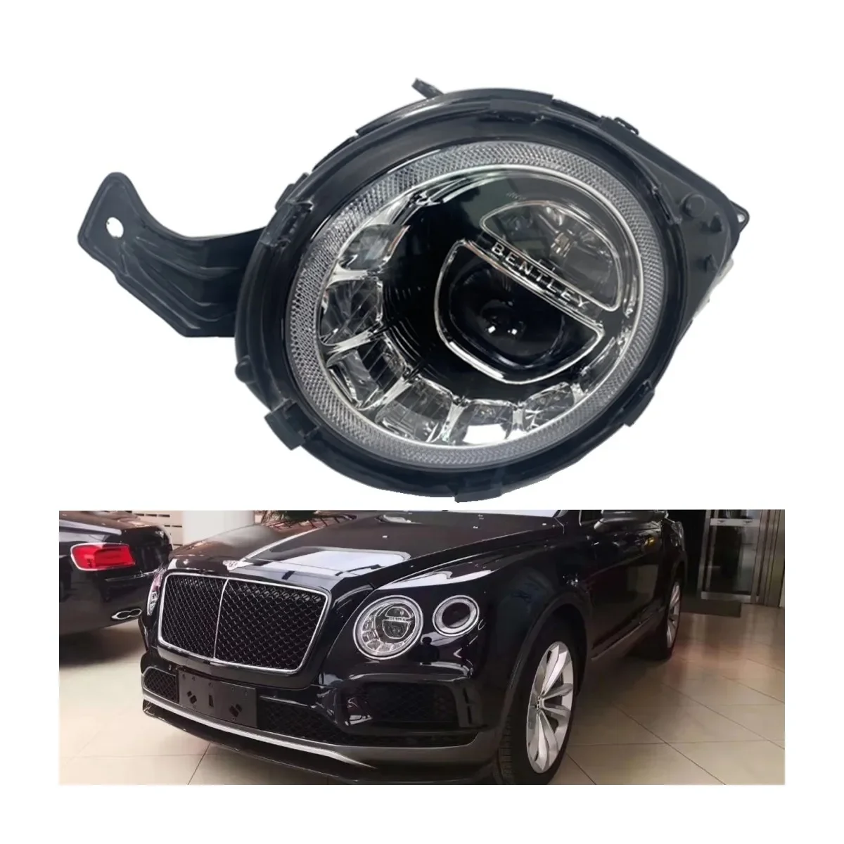 36A941005F auto parts Large And Small Lamps Configuration Headlight With Led For 2015-2019 Bentley Bentayga