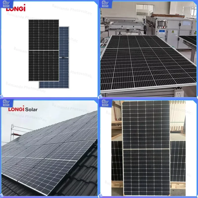 

LONGi Anti-Glare High Efficiency Solar Panel Hi-MO X10 LR7-72HVD 645W 655W 665W Monocrystalline PV Module for Home Energy