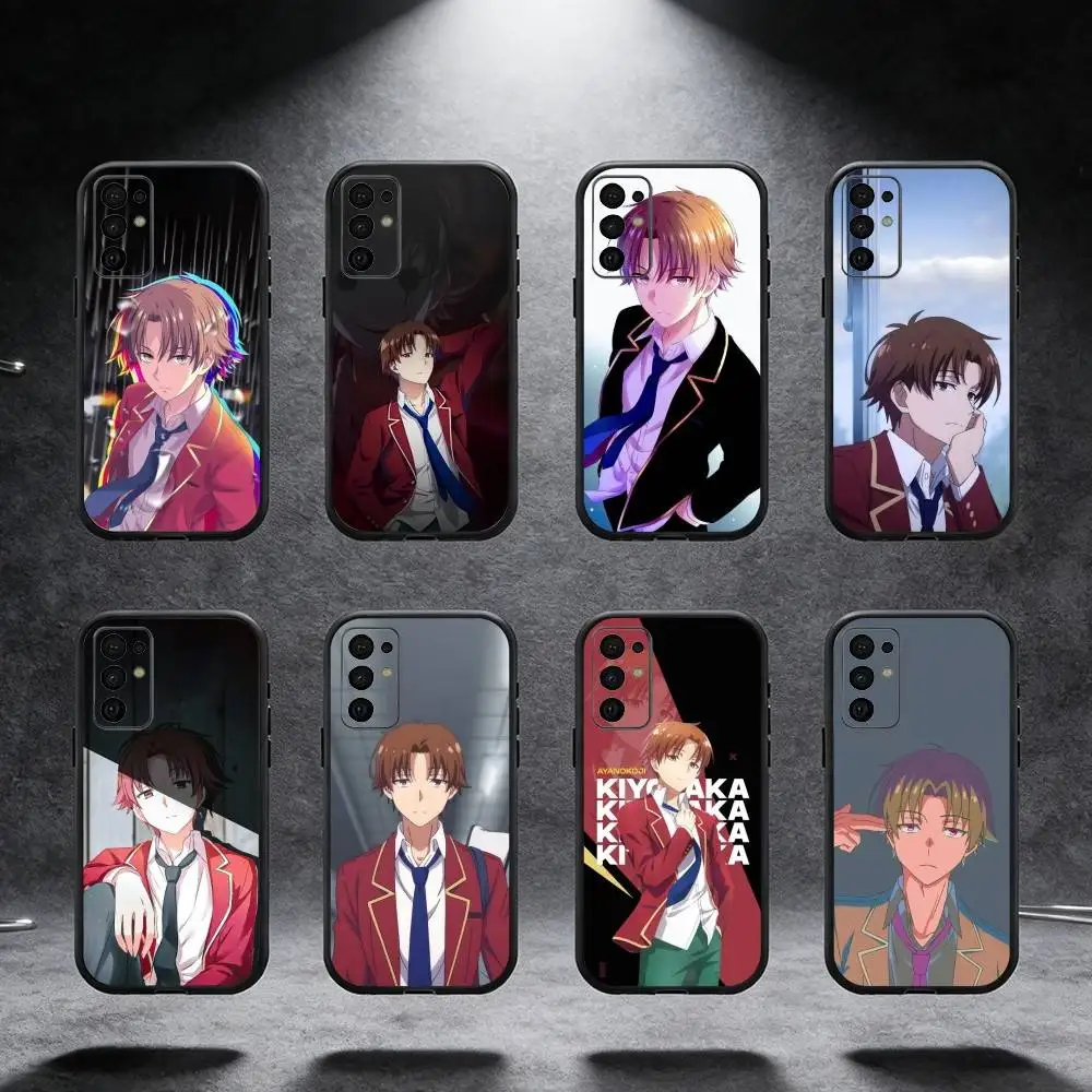 

Anime A-Ayanokoji kiyotaka Printed Phone Case For Samsung S25,S24,S21,S22,S23,S30,Ultra,S20,Plus,Fe,Note,5G Black Cover