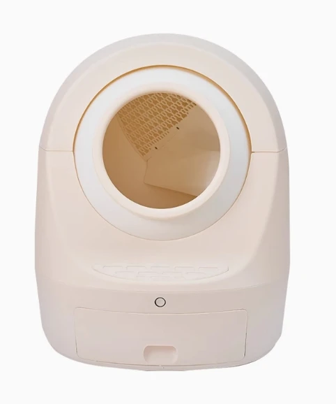 

Cross-bordeSmart Automatic Cat Litter Box with Self-Cleaning Feature Round PP Plastic Easy Clean Mobile App Control Toilet Usage