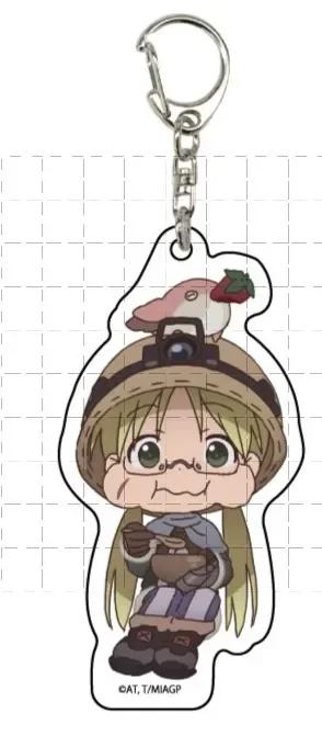 Game Wazukyan Vueko Faputa Riko Belaf Nanachi Irumyuui Keychain Doll Anime Acrylic Keyring Pendant for Gift