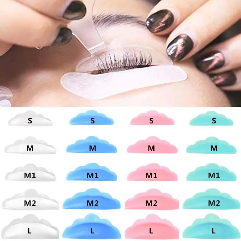 1/3set Eyelash Lifting Kit Silicone Lashes Perm Pad Eyelash Extension Lift Shield Rods 3D Lashes Curler Applicator Tools