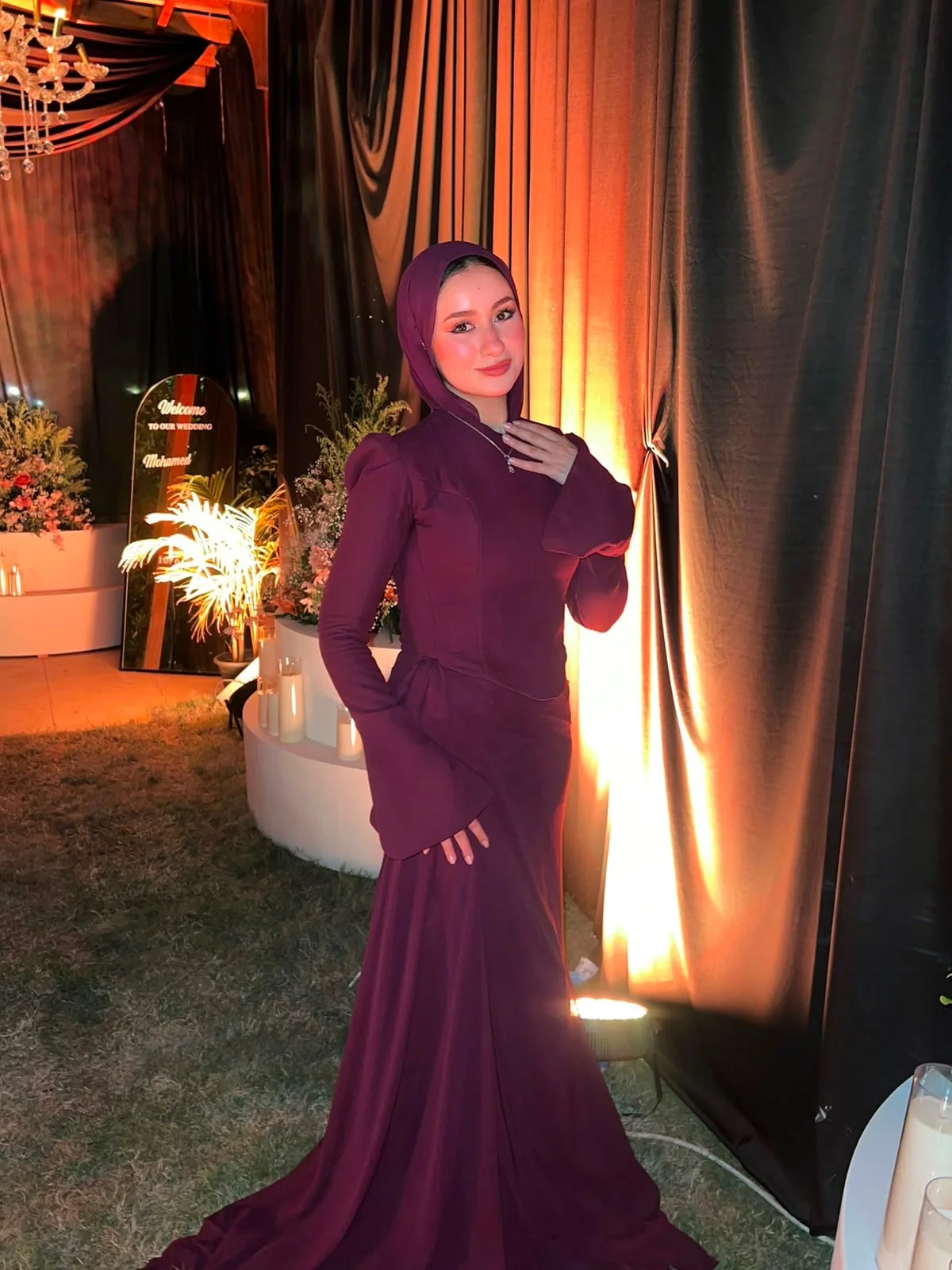 Customized Stain Evening Dresses Purple Formal Women Saudi Prom Dresses Ruched Floor-Length Wedding Party Gowns