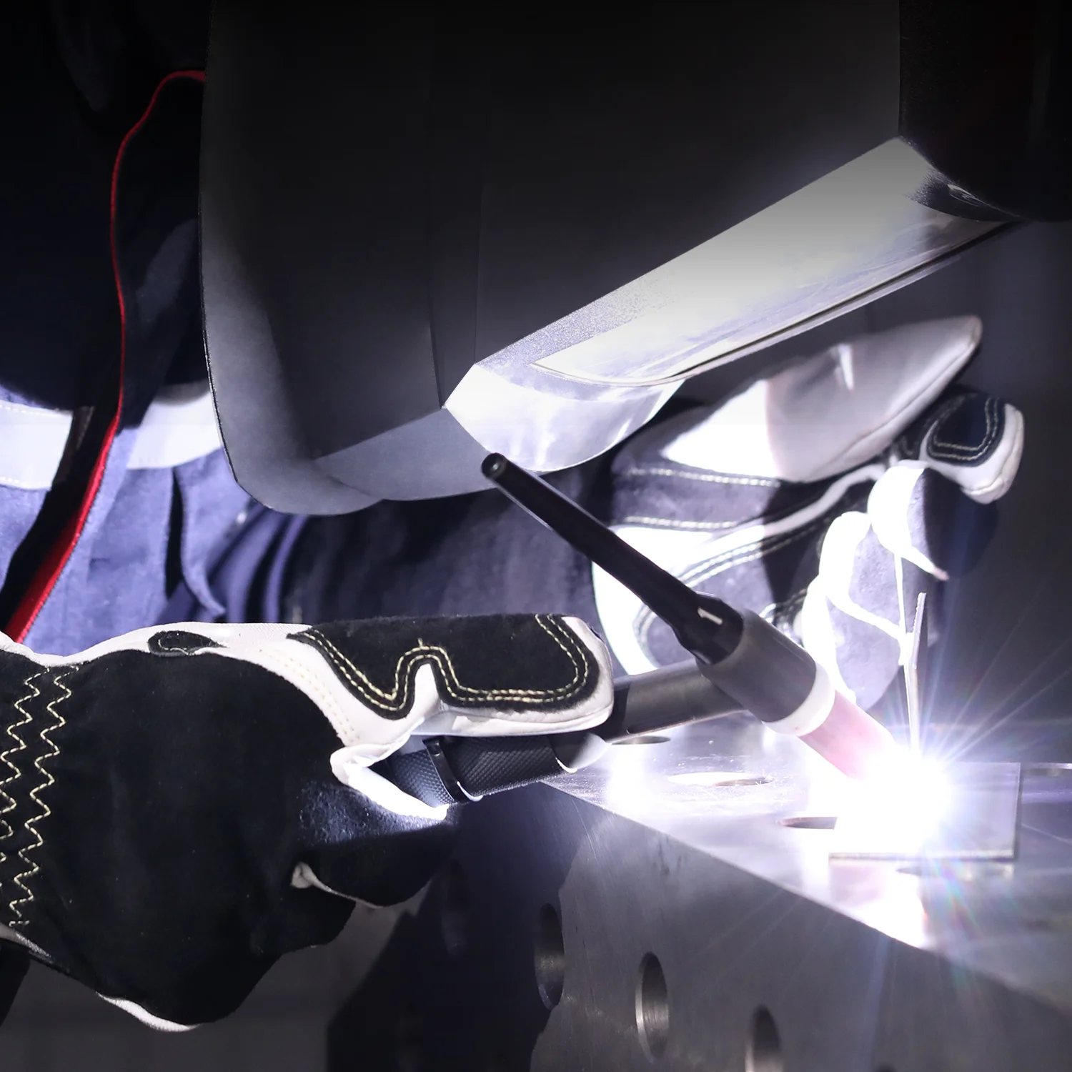 ARCCAPTAIN 14Inch Welding Glove Multifunctional Works Heat Resistant Mig/Stick/Tig Welder/Grill/Stove/BBQ Protective Gloves