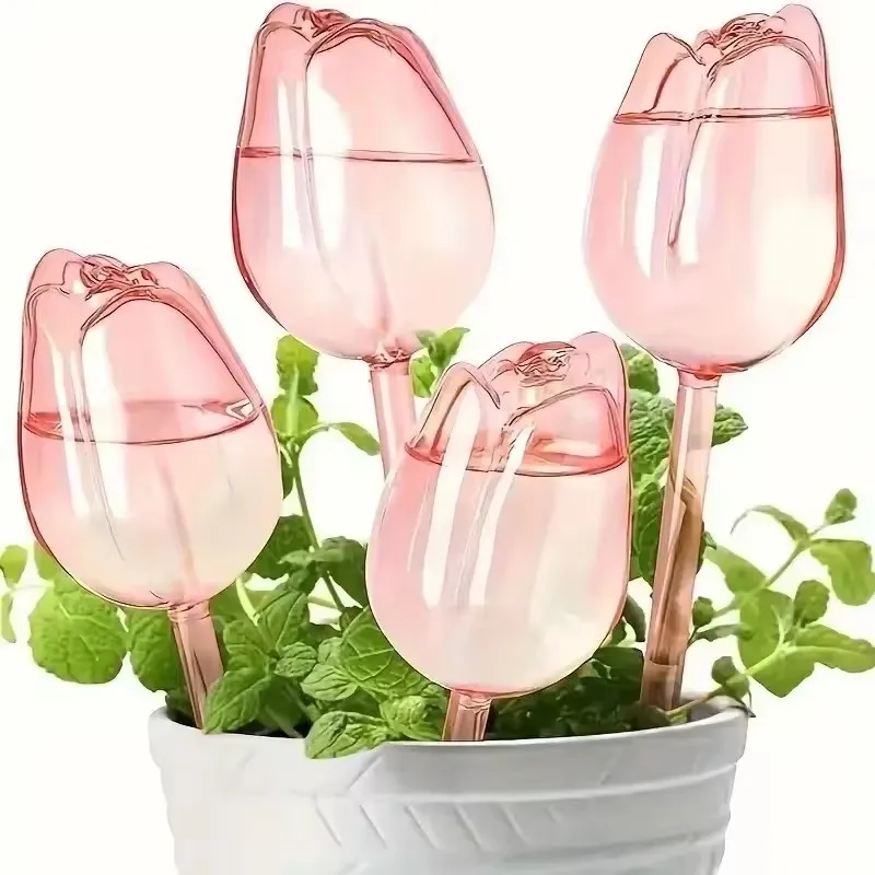 Simulated Glass Automatic Plant Watering Bulbs Shape Flower Plant Water Dripper Lightweight Plant Device Drip Irrigation System