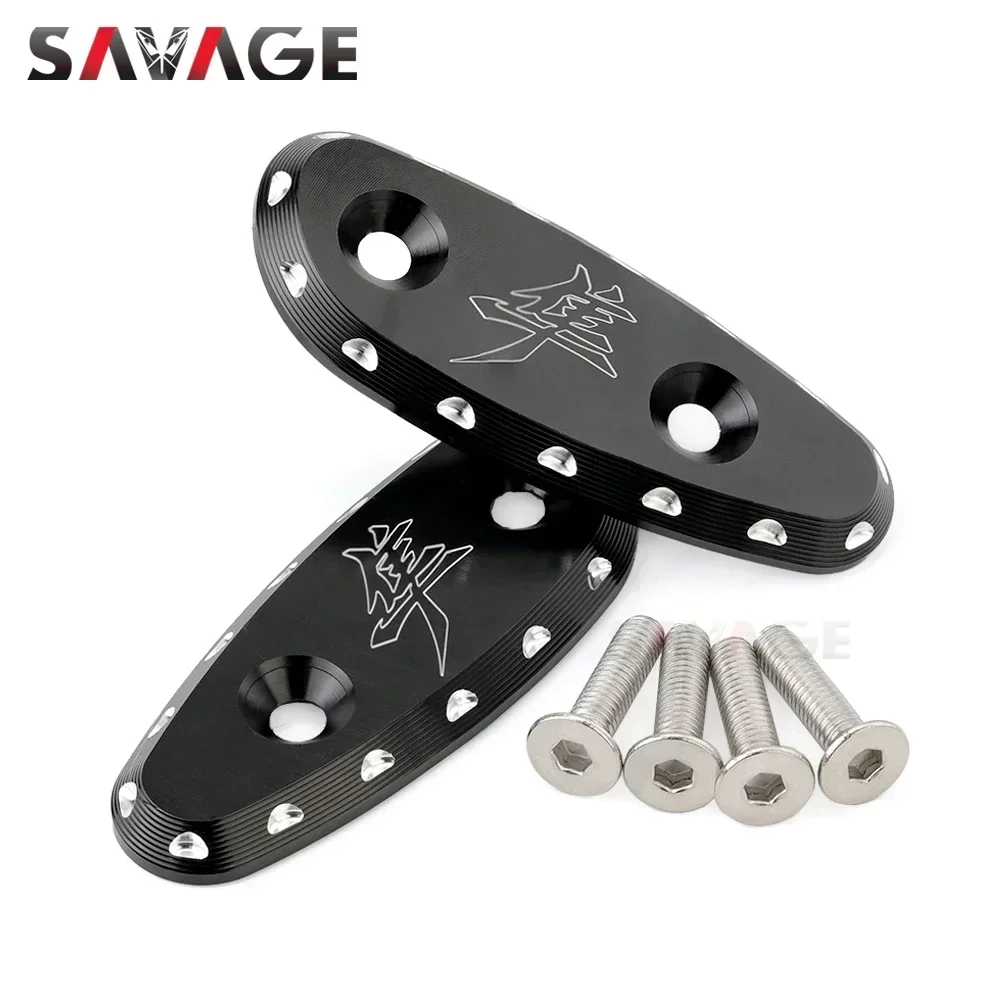 Motorcycle Left Right Rear Mirror Base Plate Moto Parts For SUZUKI HAYABUSA GSX1300R GSX 1300R Accessories 2008 1999-2020 2019