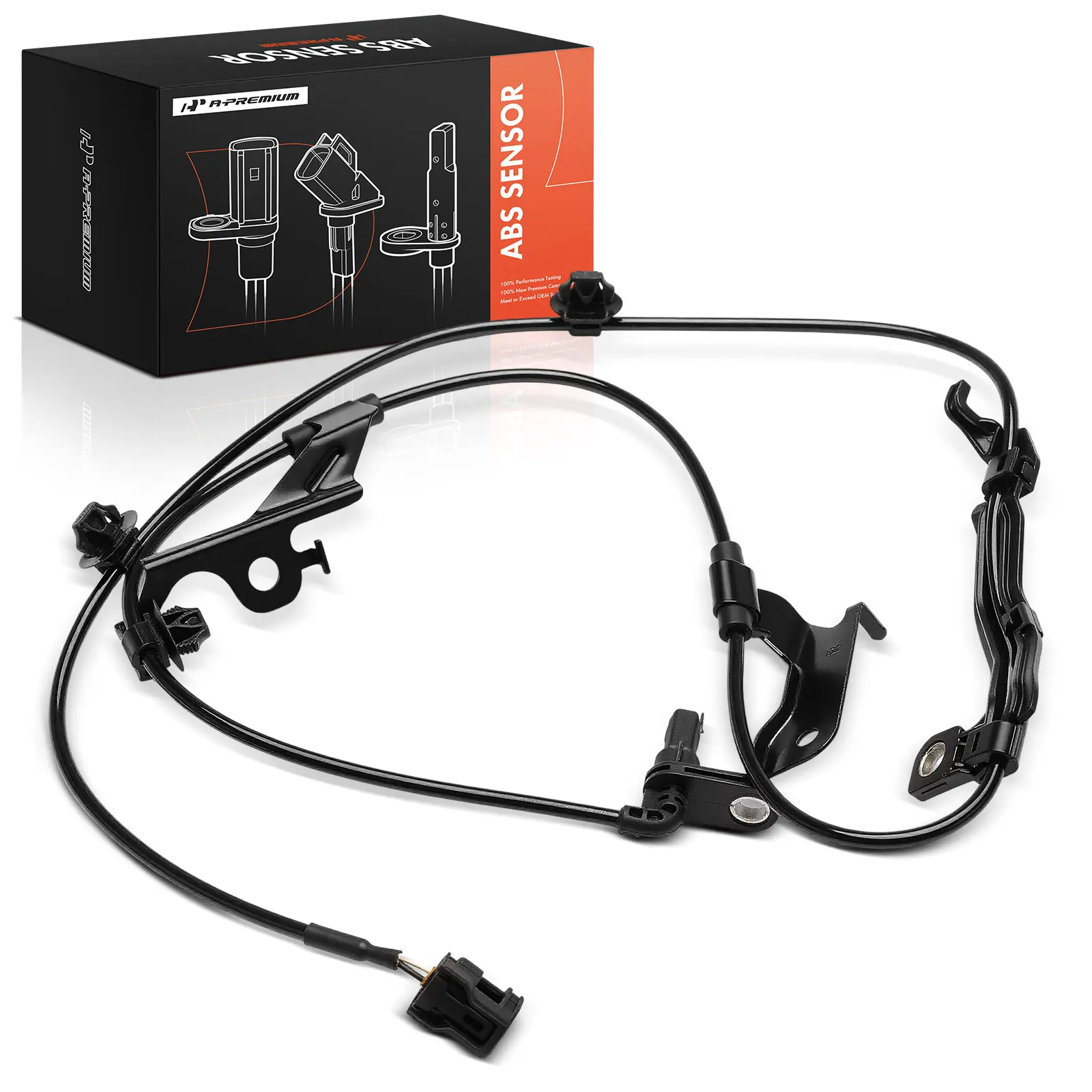 A-Premium Front Passenger Side ABS Wheel Speed Sensor for Toyota Prius Prius Prime 2023-2024