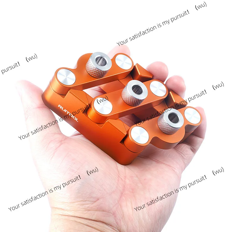 Straight hole puncher Aluminum alloy woodworking center positioner Rebouncer Wooden tenon Round wood Shaozi positioning Wood