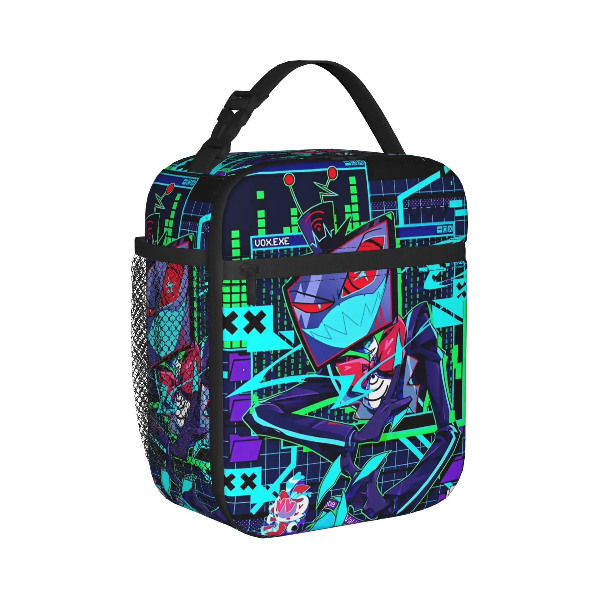 Vox Hazbined Digital Program Insulated Lunch Bags Cooler Bag Reusable,Meal Container Large Tote Lunch Box Bento Pouch Office