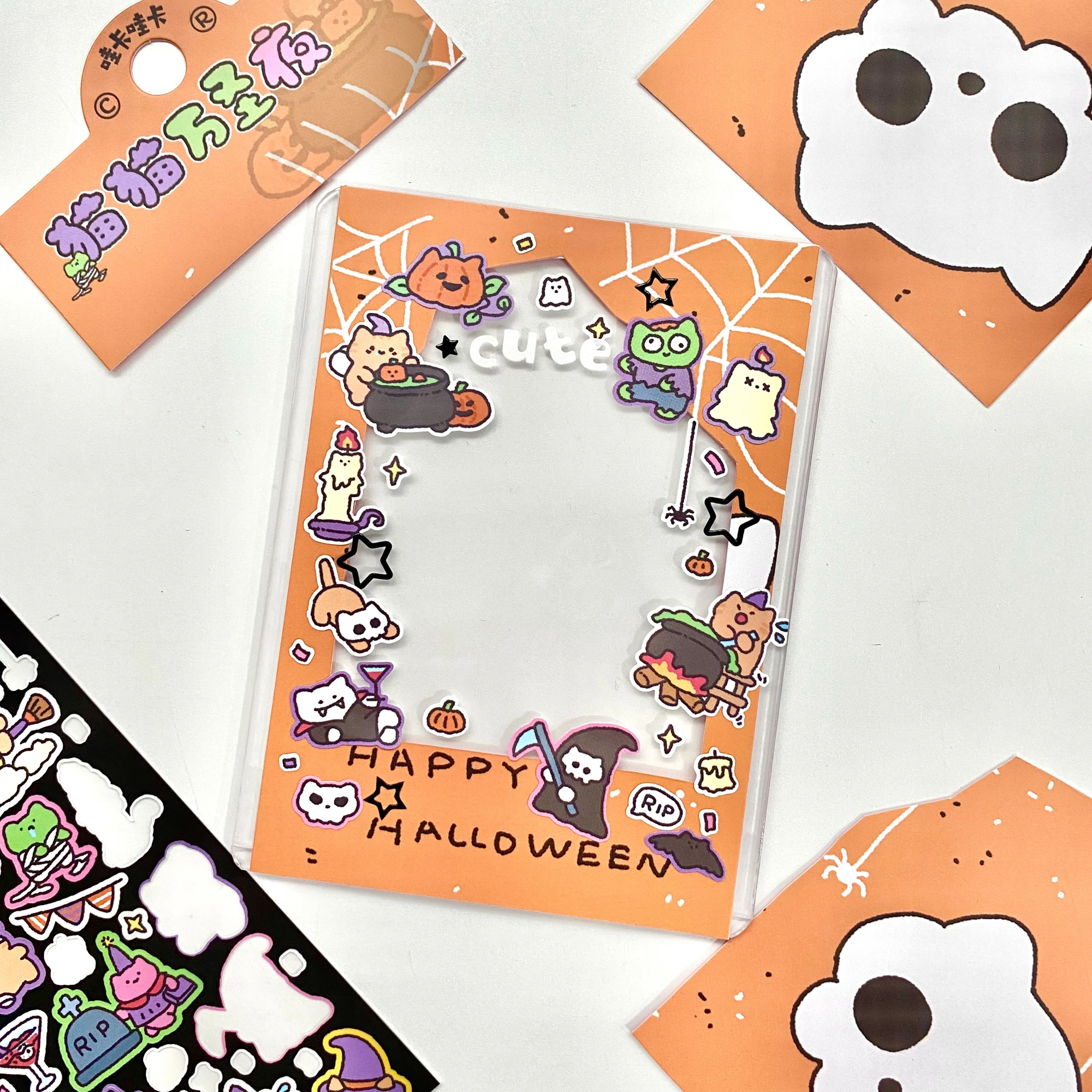 Adesivi animali Kawaii decorativi materiale Scrapbooking artigianato artistico fai da te Album Journal Planner adesivi di cancelleria