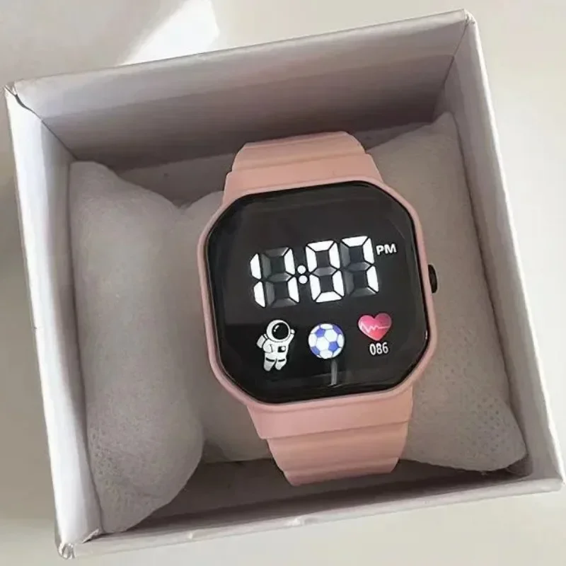 Crianças relógio led relógio eletrônico moda esportes relógios para crianças à prova dwaterproof água adolescente meninos meninas relógios de pulso leves relojes