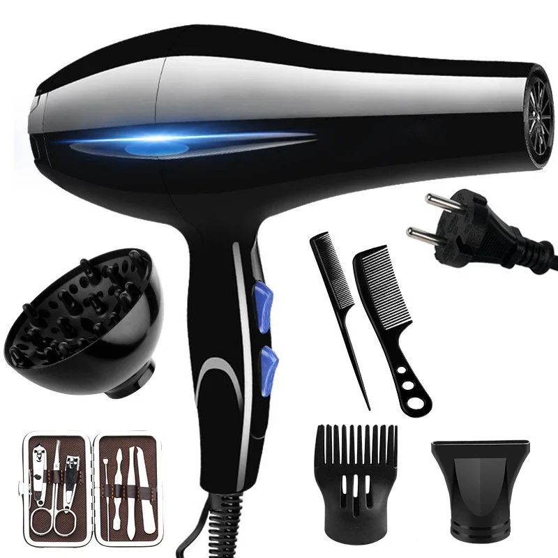 2200W Powerful Professional Hair Dryer 5 Gear Tools Dryer Negative Ion Hair Dryers Electric Blow Dryer Hot / Cold Air Blower Fan