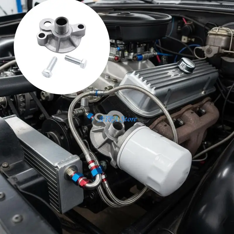 

U13C Quick Installation Oil Filter Adapter for Spin On Bypass 305 307 327 350 454