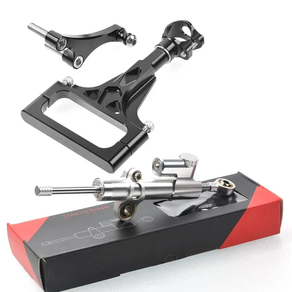 For Kawasaki Z1000 /ABS 2003-2009 Z750 /ABS 2003-2012 Z750R 2011-2012 Motorcycle Stabilizer Steering Damper Mount Bracket Kit