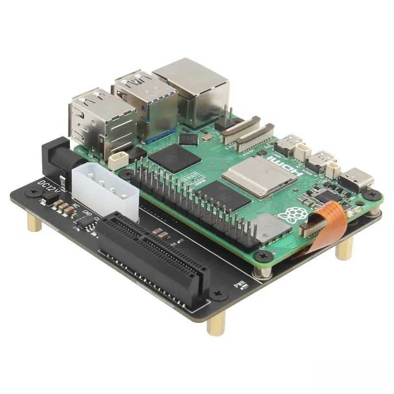 The 5PI5 PCle to standard PCIe x4 slot expansion board is compatible with a wide range of PCIe expansion x1010s
