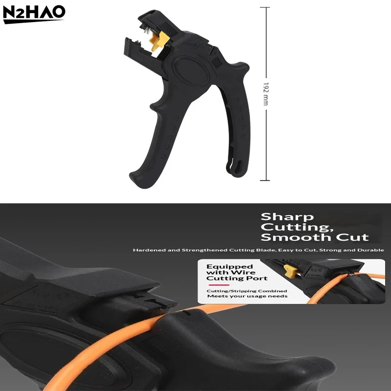 1PC Wire Stripper Tool Stripping Pliers Automatic Cutter Cable Scissors D5 Multitool Adjustable Multi-function  Lightweight Wire