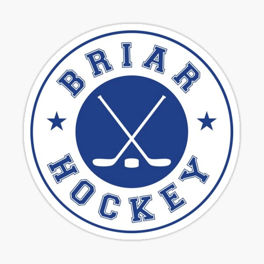 UNOFFICIAL Briar U Hockey | Off Campus series by Elle Kennedy Sticker for Laptop Decor Bedroom Car Cute Cartoon Art Fashionable
