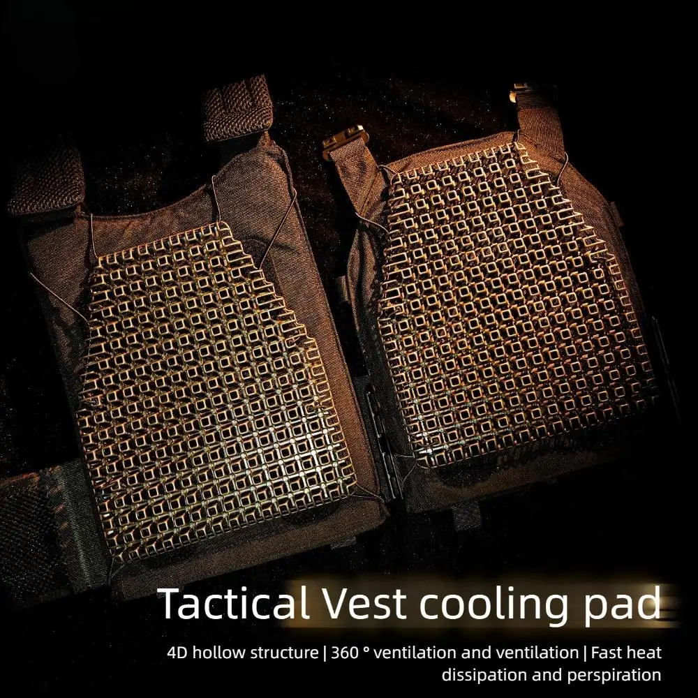 4D Tactical Vest Cooling Pad Breathable Liner Plate Carrier Insert Sweat Absorbing Cushion Airsoft Vest Gear Accessory